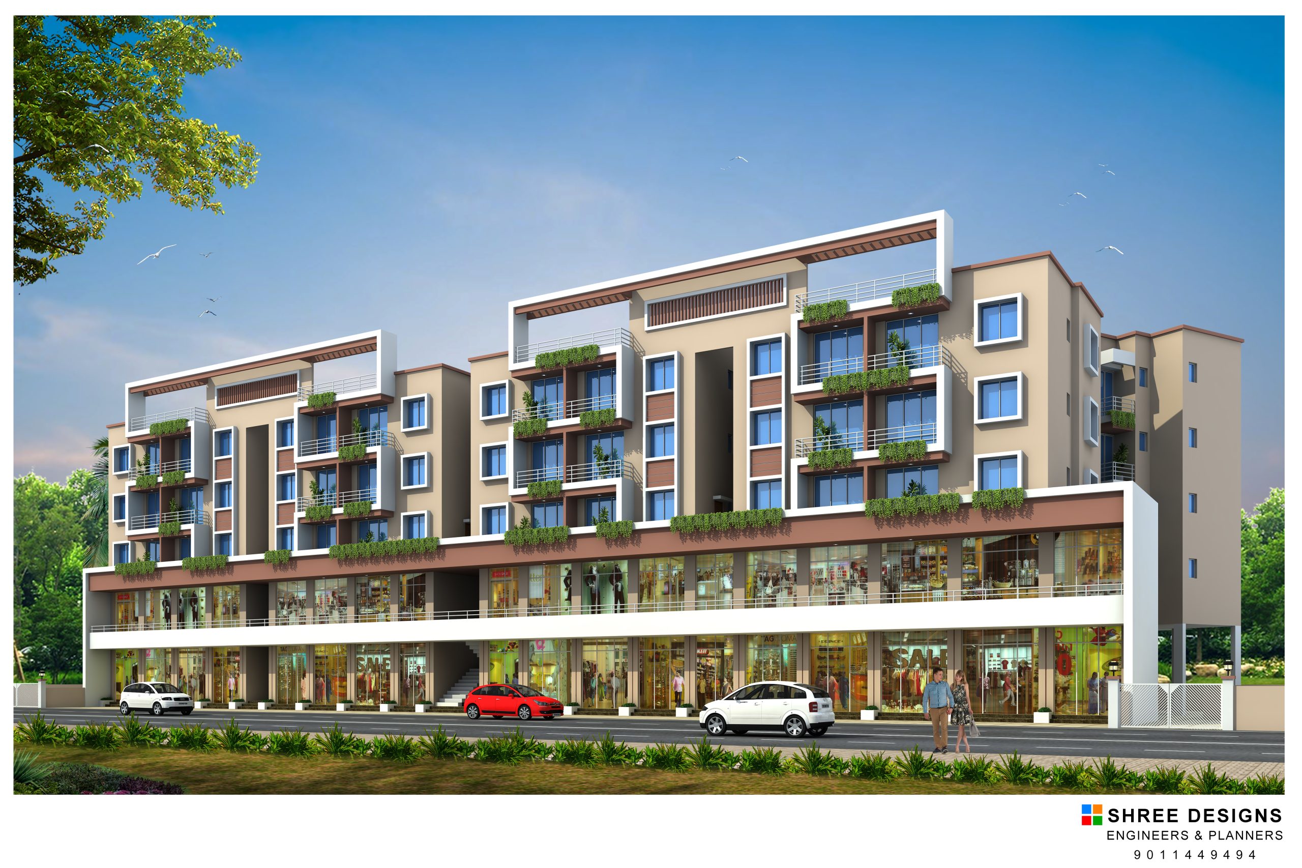 42 Park Street residential project — day view, Varale Talegaon