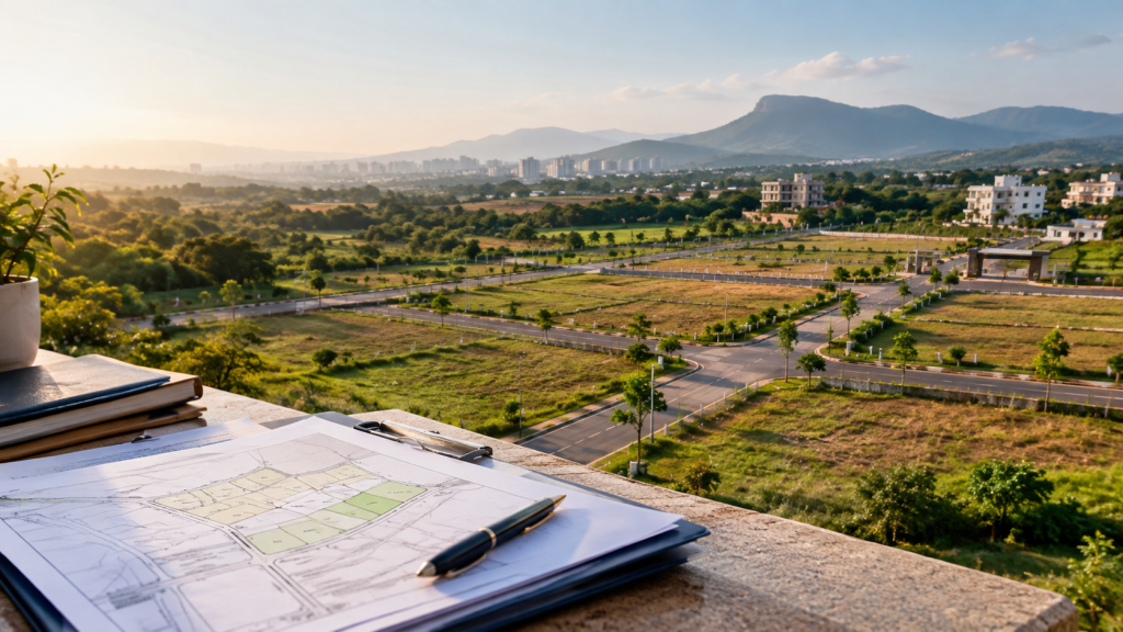 Collector NA plots in Pune with plotted development and land documents